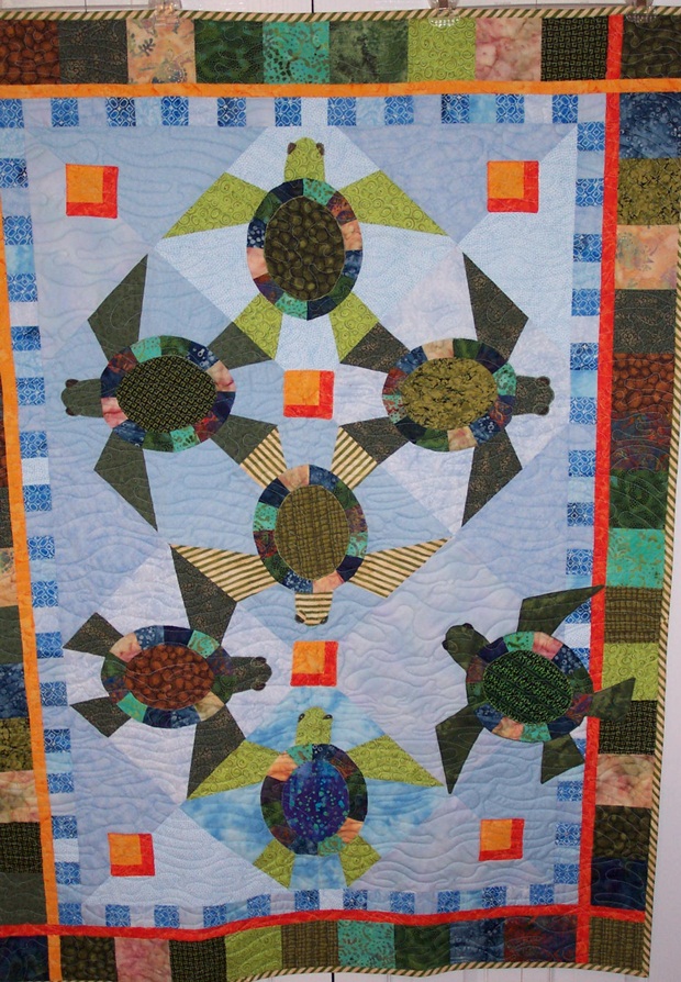 Shell We Dance? entire quilt