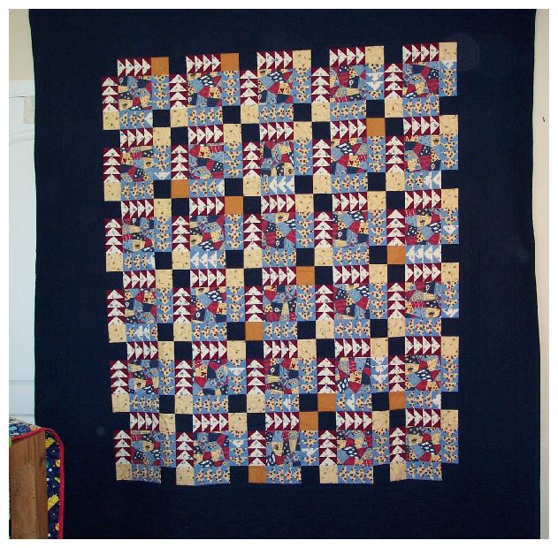 overall quilt wild goose chase variation